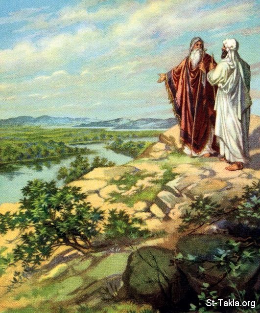 St-Takla.org Image: Abraam (Abraham) and Lot part ways (Genesis 13:9)     :      -   ()  ( 13: 9)