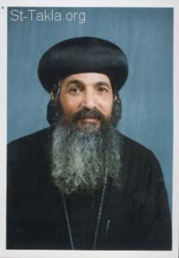 St-Takla.org Image: His Grace Bishop Bassilious, Bishop and Abbot of St. Samuel the Confessor Monastery, El-Manya, Egypt - Photo by: Emad Nasry     :           ݡ ǡ  - :  