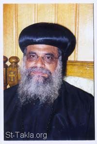 St-Takla.org Image: His Grace Bishop Gawargios, Bishop Matae and its subsequent territories, El-Menia, Egypt - Photo by: Nashaat Halim     :        ǡ ǡ  - :  