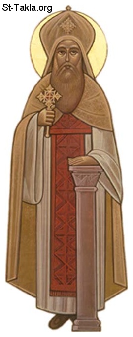 St-Takla.org Image: Saint Cyril the Great Coptic Pope of Alexandria - Pope Kirellos El Kabir     :  ɡ    ѡ    
