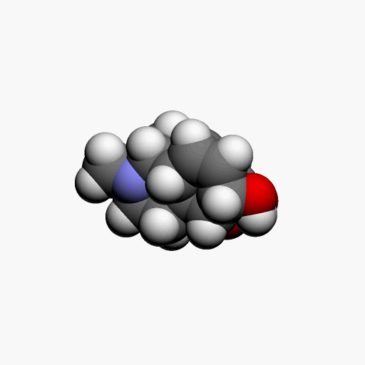 St-Takla.org Image: Morphine's 3D molecular structure     :     