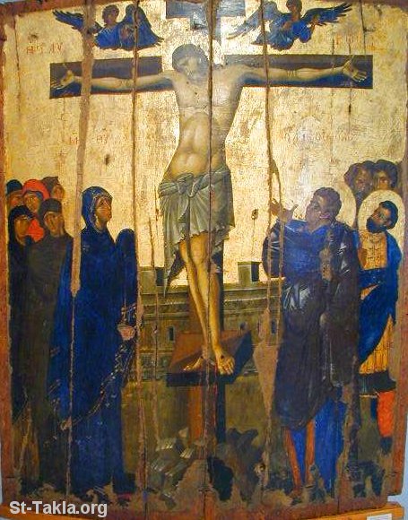 St-Takla.org Image: The witnesses of the Cross     :  