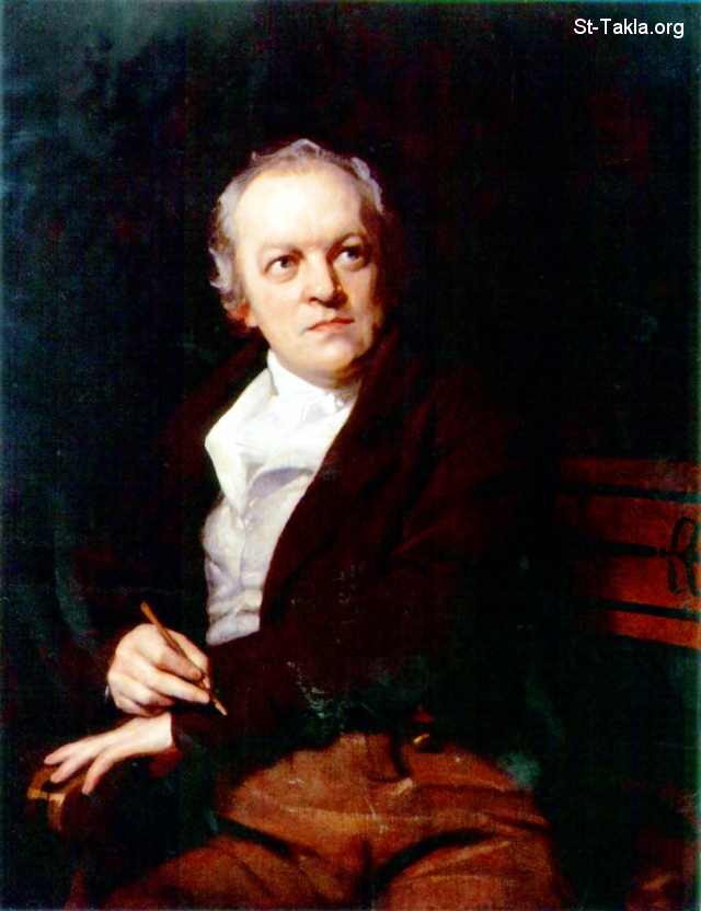 St-Takla.org Image: Portrait of William Blake (1757-1827), by Thomas Phillips     :     (1757-1827) -   