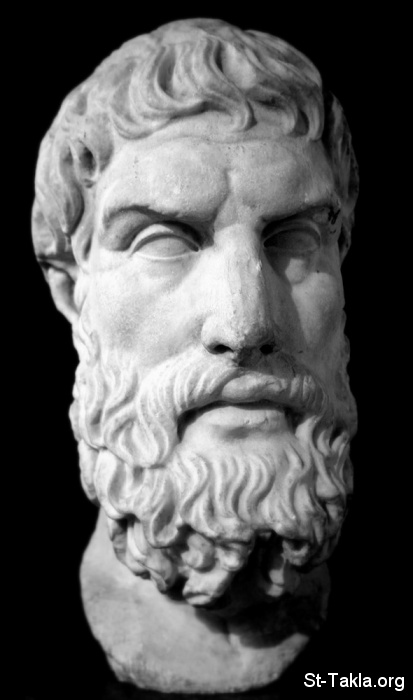 St-Takla.org Image: Marble bust of Epicurus. Roman copy of Greek original, 3rd century BC/2nd century BC. On display in the British Museum, London     :   ѡ  ˡ   