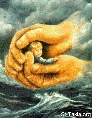 St-Takla.org Image: Hands of God صورة في موقع الأنبا تكلا: بين يدي الله الحنون