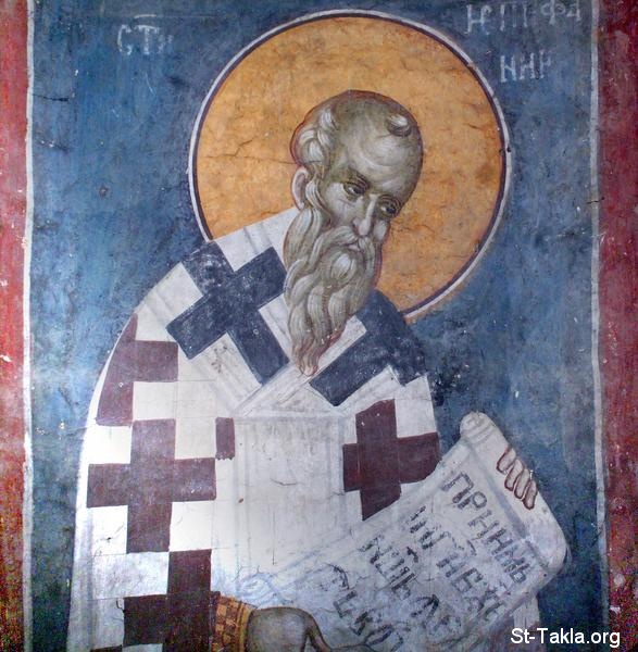 St-Takla.org Image: Saint Epiphanius of Salamis     :    