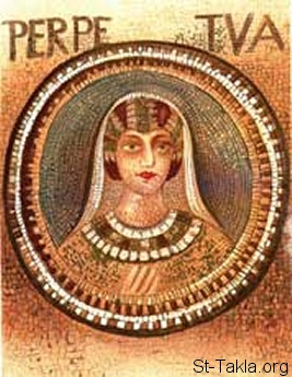 St-Takla.org Image: Mosaic of St. Perpetua     :     