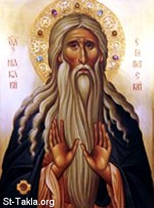 قديس اليوم (   24نيسان)   Www-St-Takla-org--Saint-Macarius-the-Egyptian-007