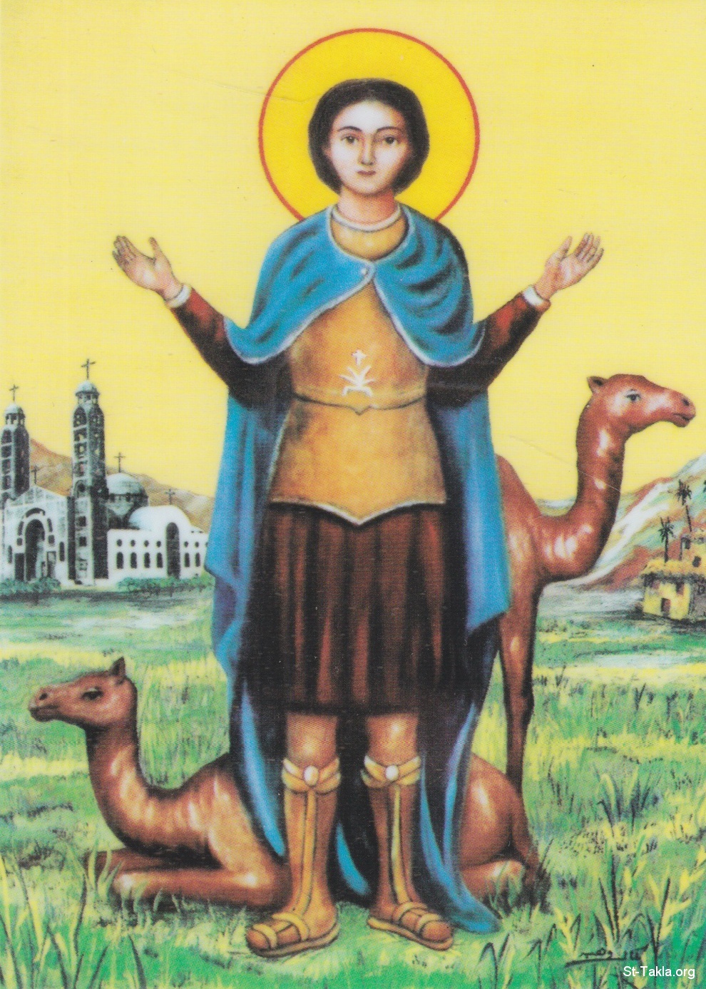 Image Coptic Saints Saint Mina 07