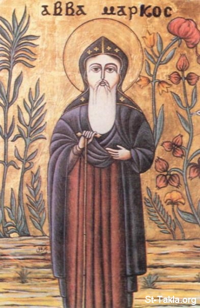 St-Takla.org Image: Coptic icon of Saint Markos El-Anthony (from St. Antonios Monastery, Red Sea, Egypt)     :        -    ӡ  ѡ 