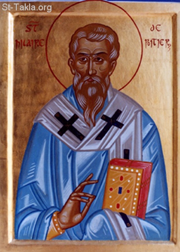 St-Takla.org Image: Saint Hilary of Poitiers (c. 300  c. 368) icon     :      (   )