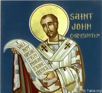 St-Takla.org Image: Saint John Chrysostom, Patriarch of Constantinople, Nicholas Pappas     :       -  
