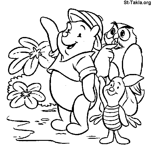Winnie the pooh coloring pages 4