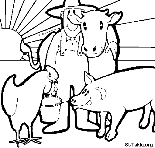 Animals For Colouring