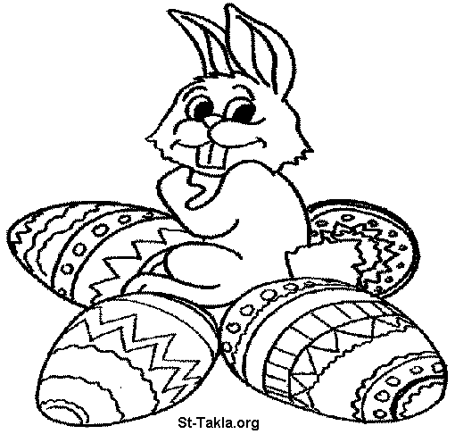 pics of easter bunnies to color. 79) Color Easter Bunny with