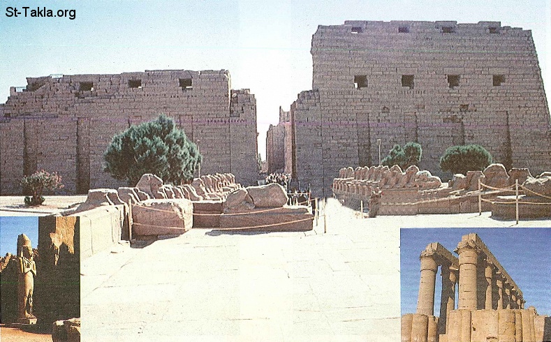 St-Takla.org           Image: Temple of Amun in Egypt, where Alexander the Great enthroned himself as a king, & also Antiochs Abifanios 4th :  7 -           ߡ    