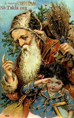 St-Takla.org Image: Saint Nicholas - Santa Clause صورة في موقع الأنبا تكلا:  القديس نيقولاوس أسقف مورا، سانتا كلوز