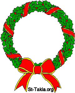 X mas wreath decor photos    صور أكليل الكريسماس الشهير