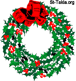 X mas wreath decor photos    صور أكليل الكريسماس الشهير
