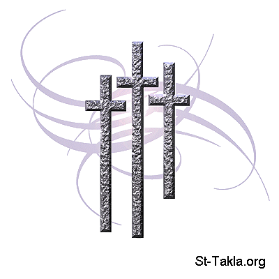 St-Takla.org Image: Three crosses صورة في موقع الأنبا تكلا: ثلاثة صلبان