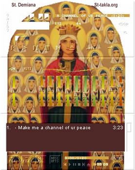 St. Demiana Coptic Winamp Skin