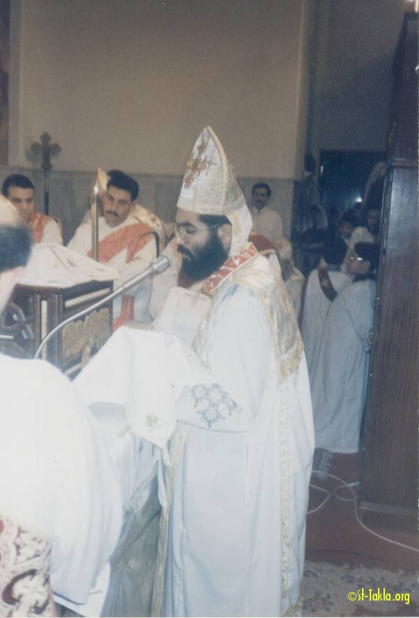 St-Takla.org Image: Father Takla William, a Coptic priest at St. Takla Himanot Church, Egypt     :         