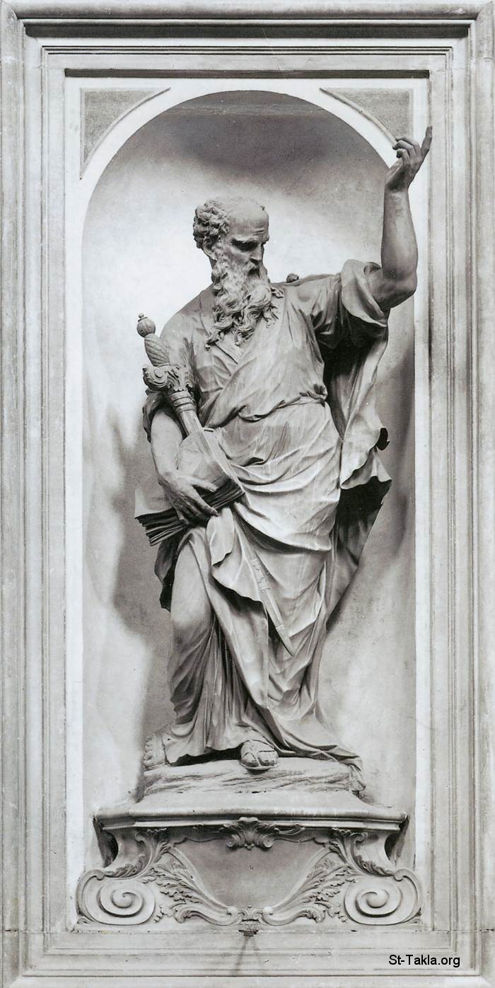 St-Takla.org Image: St Paul marble statue, Santa Maria del Rosario (Gesuati), Venice     :          () 