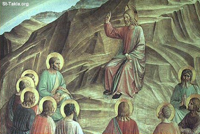 St-Takla.org Image: Sermon on the mount     :    