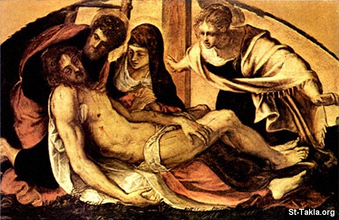St-Takla.org Image: Death of Jesus صورة في موقع الأنبا تكلا: موت المسيح
