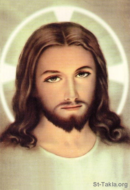 St-Takla.org Image: Face of Jesus صورة في موقع الأنبا تكلا: وجه المسيح