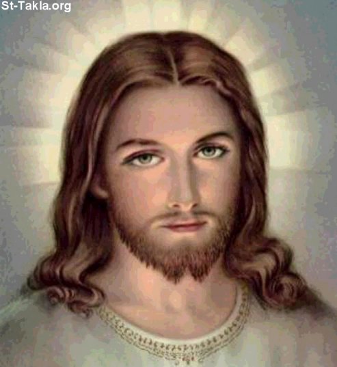 St-Takla.org Image: Face of Jesus صورة في موقع الأنبا تكلا: