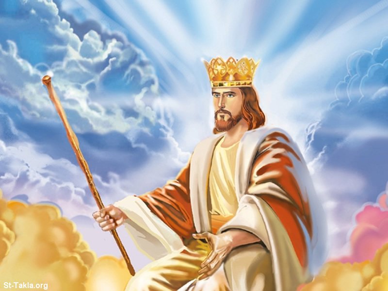 St-Takla.org         Image: Jesus King of Kings صورة: المسيح ملك الملوك ورب الأرباب