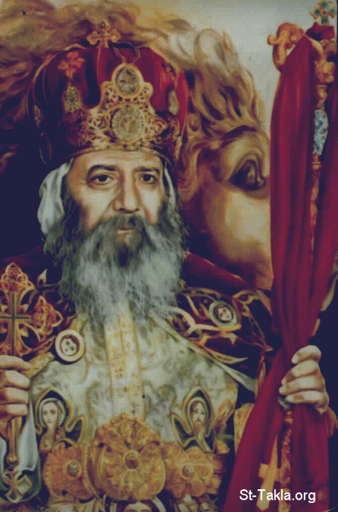 St-Takla.org Image: Portrait of Pope Shenouda III     :       