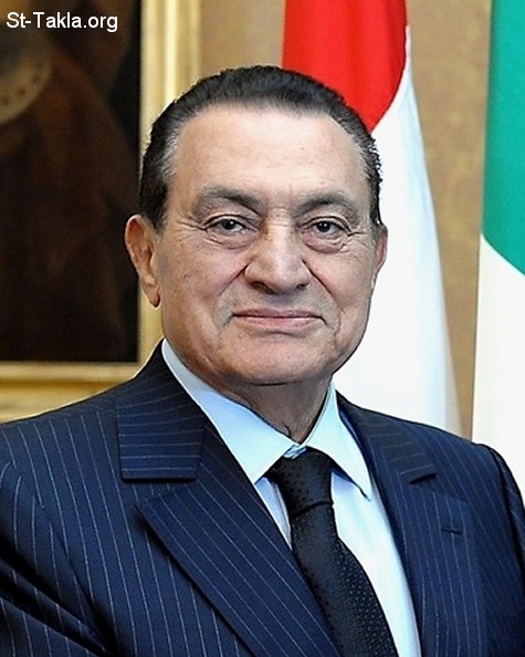 St-Takla.org Image: His Excellency President Mohammed Hosny Mubarak, President of Egypt     :     ߡ  