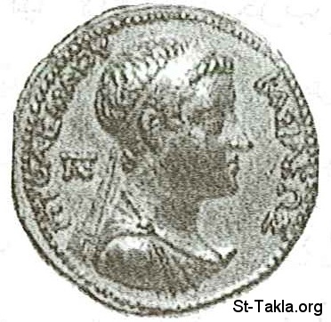 St-Takla.org           Image: Ptolemy IV Philopator - 4th 222 - 205 Coin :   