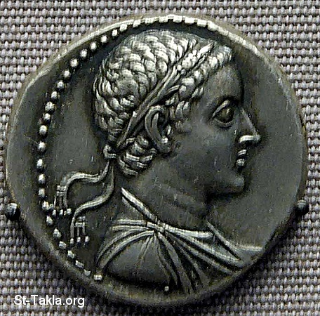 St-Takla.org           Image: Antiochus X, 10th, Coin :   