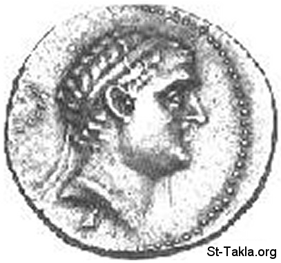 St-Takla.org           Image: Seleucus IV Philopator, 4th, 187-175 BC, Coin :      - 187-175  