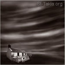 St-Takla.org Image: A cottage in the middle of a storm     :    