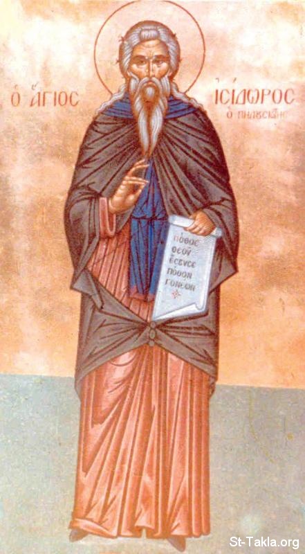 St-Takla.org Image: Icon of Saint Isidore of Pelusium (Isithoros Al Farmy, Bilomisy)     :      ( )