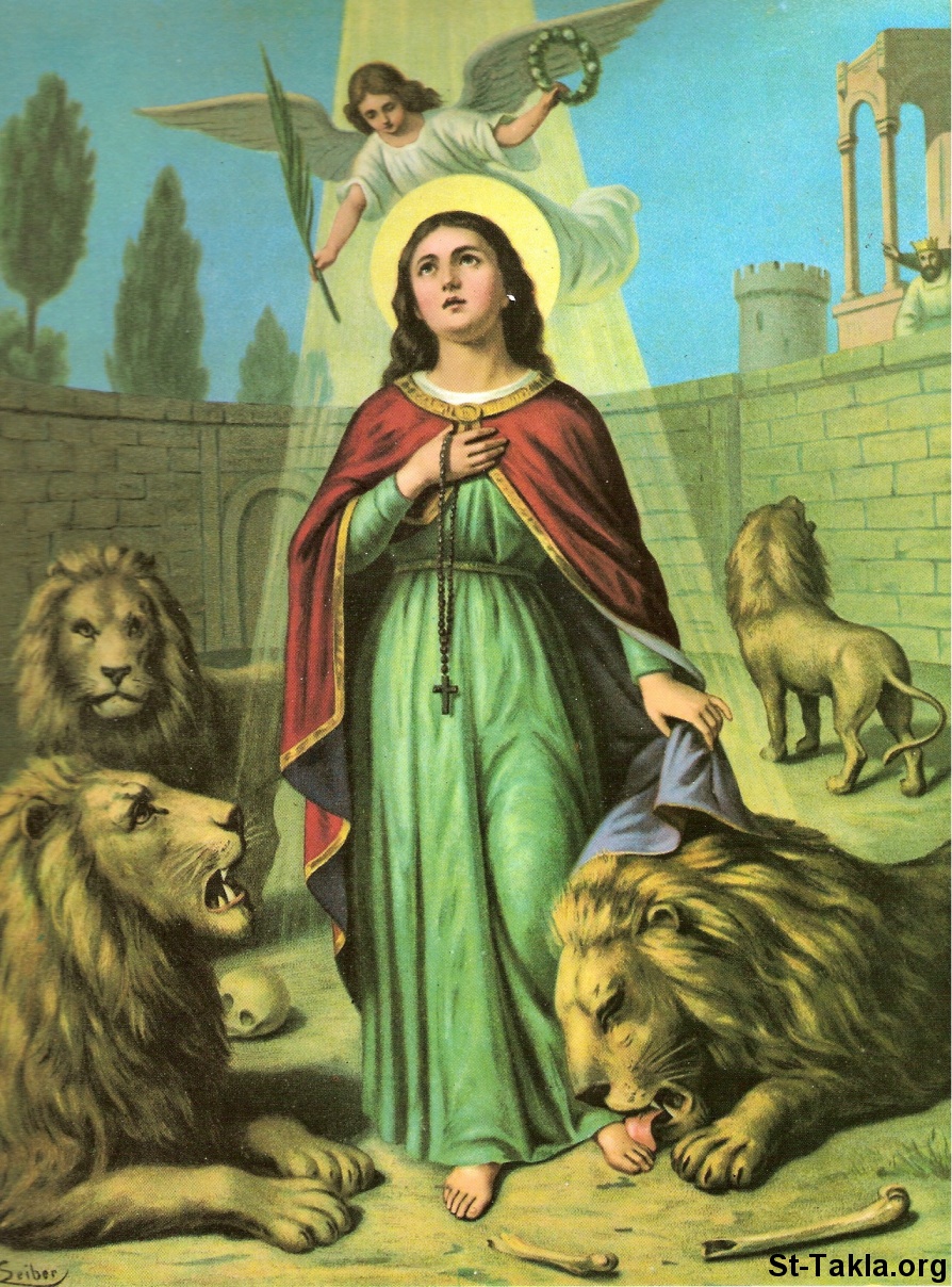 St-Takla.org Image: Saint Thecla (Tecla, Theqla, Teqla, Taqla, Theclae) of Iconium      :    -       
