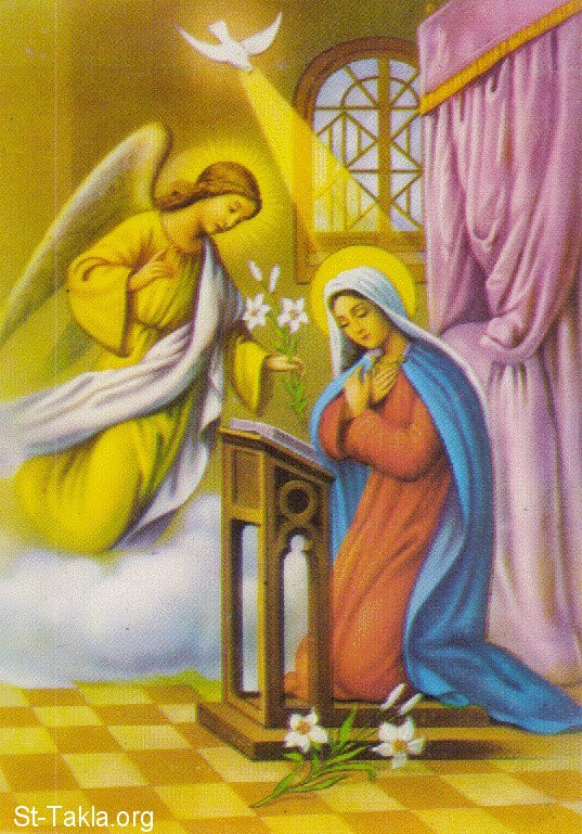 البشارة للقديسة مريم العذراء www-St-Takla-org__Sa