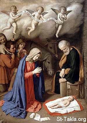 St-Takla.org Image: The Nativity of Jesus     :  