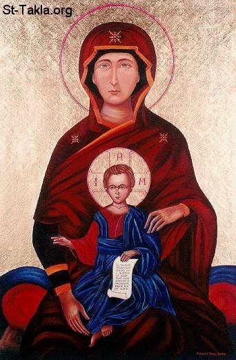 St-Takla.org Image: Saint Mary Theotokos     :     