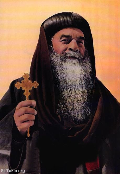 خناقة البابا كيرلس والشهيد أباسخيرون St-Takla-org_Coptic-