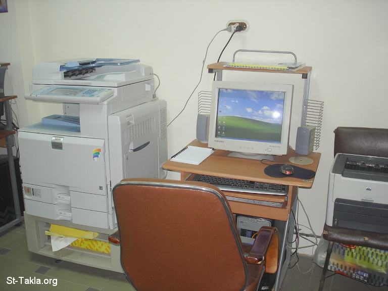 St-Takla.org             image:  Some machines at St. Takla Church Computer Center             