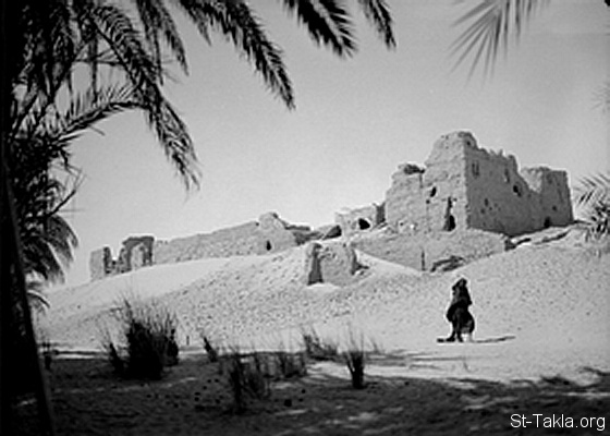 St-Takla.org Image: View before beginning excavation in 1961 at the Faras Cathedral     :       