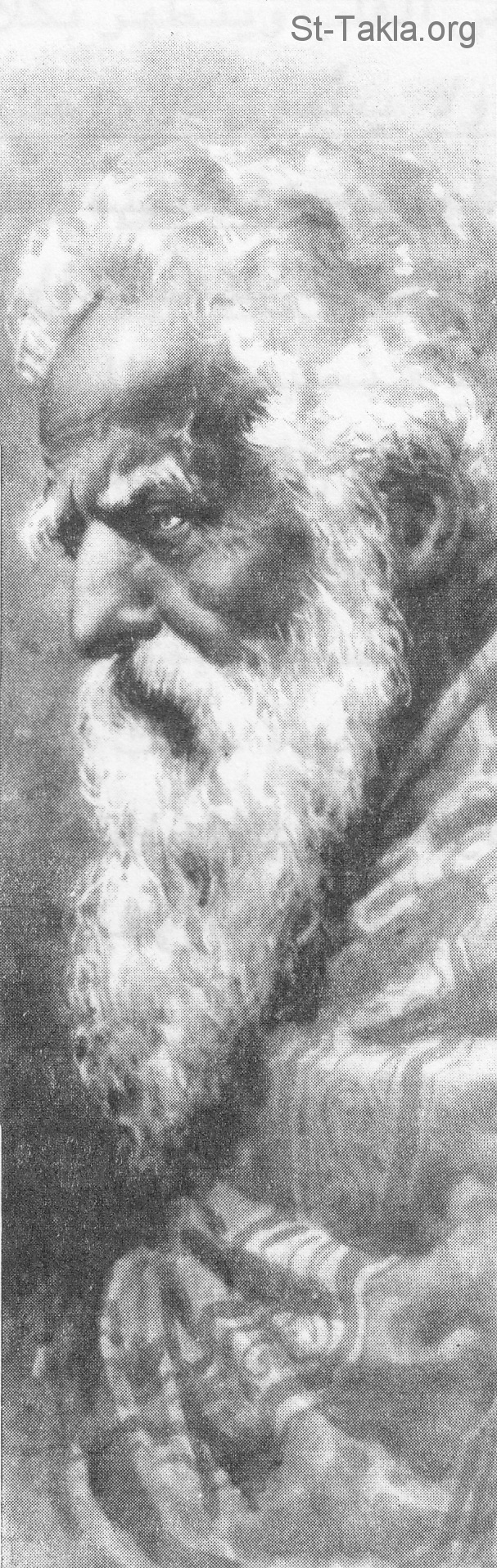 St-Takla.org Image: A old man, a prophet صورة في موقع الأنبا تكلا: رجل عجوز، نبي