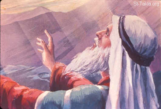 St-Takla.org Image: Divine commands to Moses (Exodus 12:1-20) صورة في موقع الأنبا تكلا: تعليمات إلهية إلى موسى (خروج 12: 1-20)
