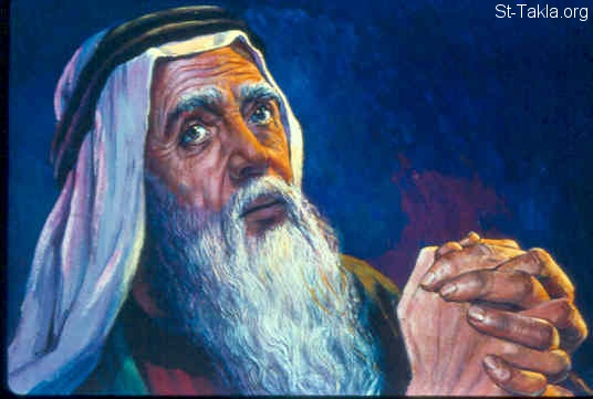 St-Takla.org Image: God tells Moses of his death (Numbers 27:12-21) صورة في موقع الأنبا تكلا: الرب يخبر موسى بموته (العدد 27: 12-21)