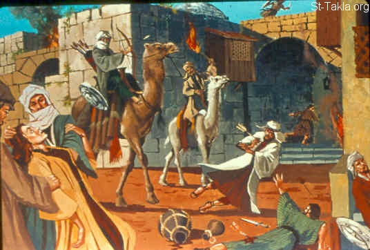 St-Takla.org Image: The enemies of the Israelites (Judges 6:2) صورة في موقع الأنبا تكلا: أعداء الإسرائيليين (القضاة 6: 2)